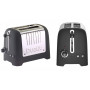 Toaster DUALIT Lite 2 tranches noir/inox