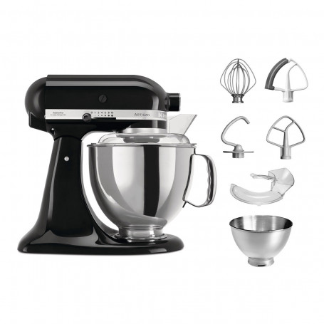 Robot pâtissier Artisan KITCHENAID 5KSM175PSEOB noir onyx 4.8l