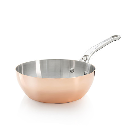 Sauteuse rivetée en cuivre PRIMA MATERA diam 24cm