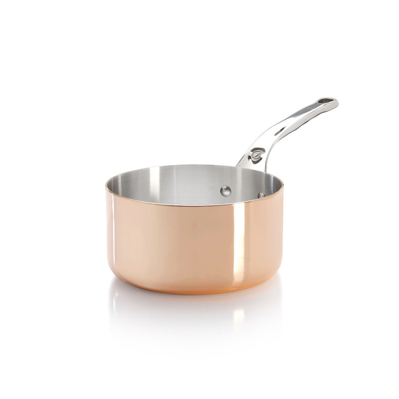 Casserole En Cuivre Prima Matera De Buyer - Diamètre 16 Cm | 90% Cuivre, Compatible Induction, Pour Une Cuisson Parfaite