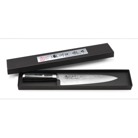 Couteau de chef japonais Satake Helios 20cm damas 69 couches