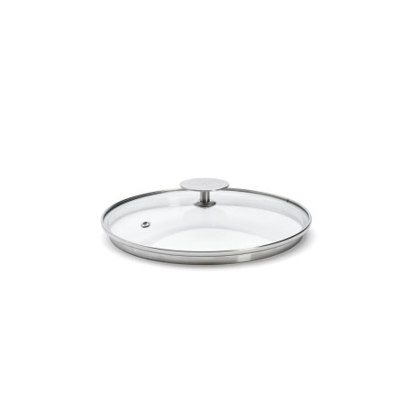 Couvercle en verre pontet inox Alchimy diam 20cm