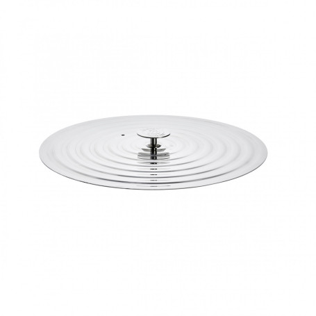 Couvercle universel en inox pour poêles diam 30-32cm
