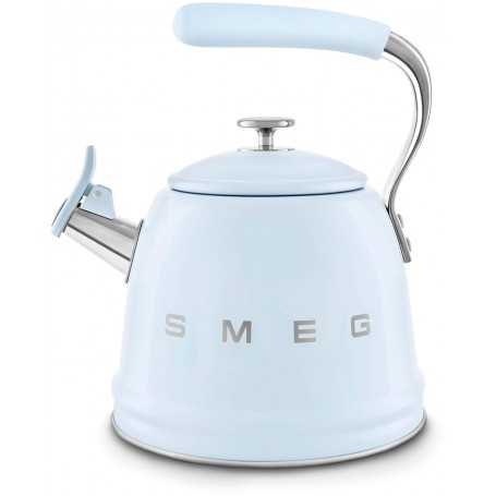 Bouilloire sifflante 2.3L Smeg bleu azur