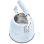 Bouilloire sifflante 2.3L Smeg bleu azur