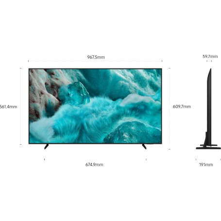 SAMSUNG - TV QLED 4K 108 cm TQ43Q7F4