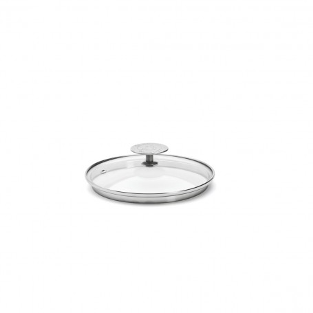 Couvercle en verre pontet inox Alchimy diam 16m