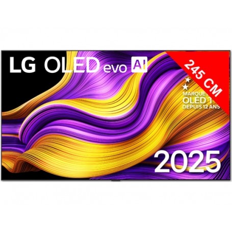 LG - TV OLED 4K 245 cm OLED97G54LW evo OLED G5 2025