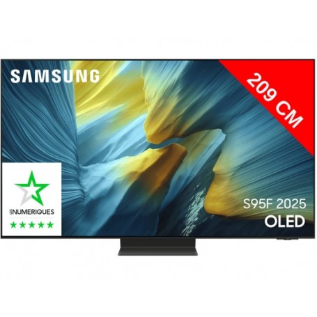 SAMSUNG - TV OLED 4K 209 cm TQ83S95F - OLED sans reflet