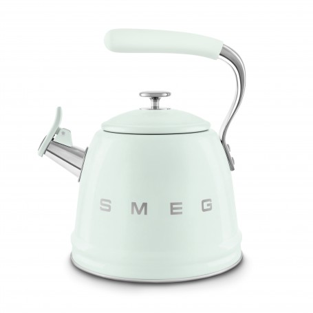 Bouilloire sifflante 2.3L Smeg vert d'eau