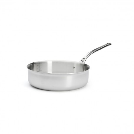 Sauteuse bord droit en inox AFFINITY diam 28cm