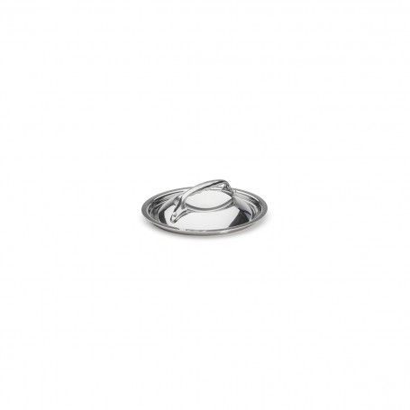 Couvercle en inox avec pontet en fonte d'inox DIAM 14CM