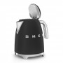 Bouilloire 1.7L SMEG noir mat